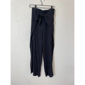 Kona Sol Black Split Leg Swim Cover Up Pants S